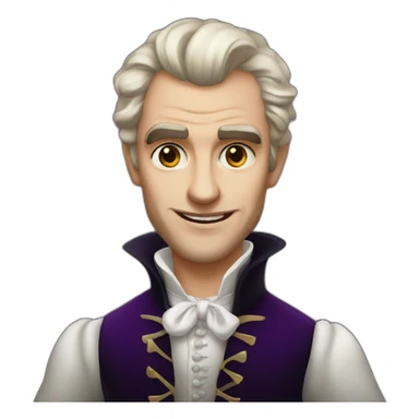 Aristocrat vampire sticker