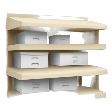 white sandpaper storage organizer sticker