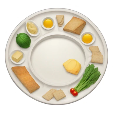 Seder plate sticker