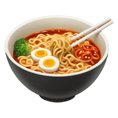 Spicy ramen sticker