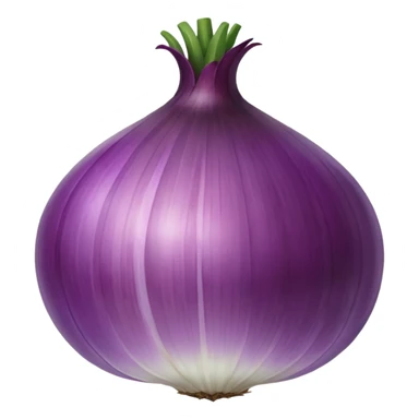  purple onion single sphere sticker