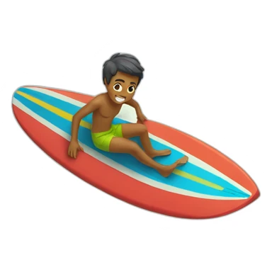chat qui surf sticker
