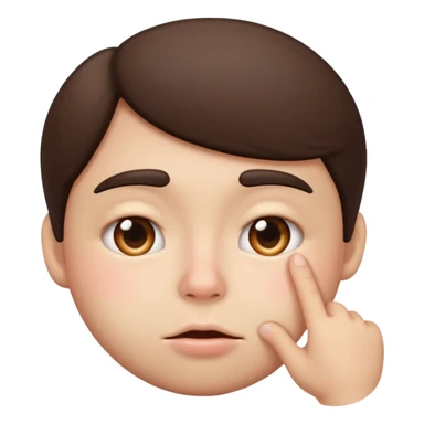 Someone holding back the “f” sound to the point their cheeks are puffy sticker