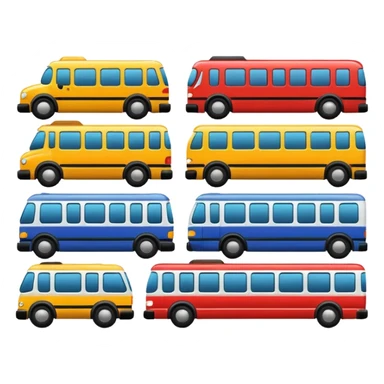 Crea un emoji de transporte público sticker