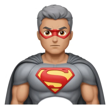 Gray superhero. make sure no logo in chest  sticker