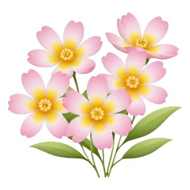 🌸 Small pastel flowers for calm sticker