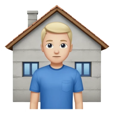 concrete personal house sticker