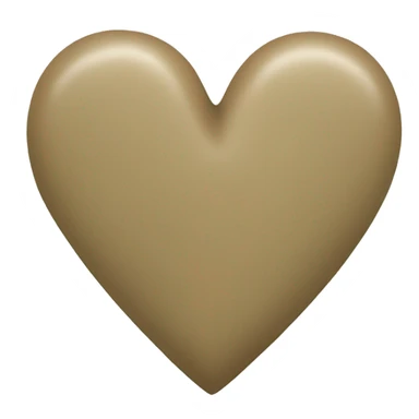 khaki heart sticker