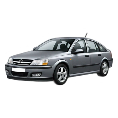 opel vectra 5 door 1999 grey sticker
