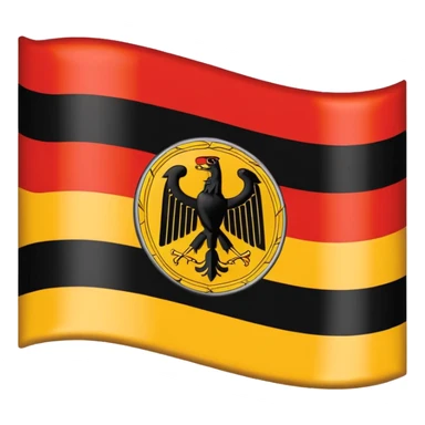 The flag of East Germany (the German Democratic Republic or GDR) consisted of the traditional German black, red, and gold horizontal tricolor, distinguished by a central emblem. sticker