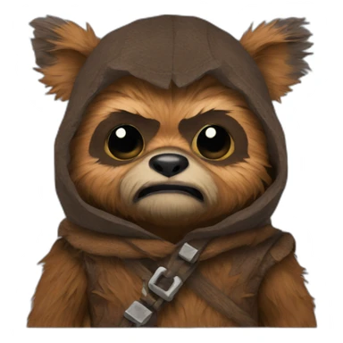 stitch ewok sticker