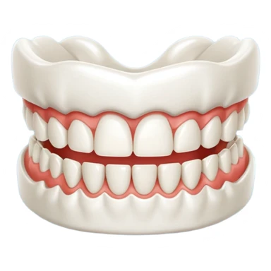 Denture sticker
