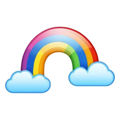 flash colored like rainbow sticker