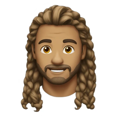 GigaChad prenant en photo sticker