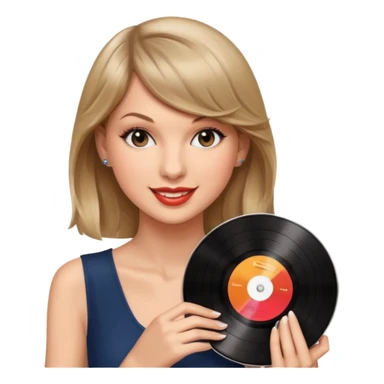 Taylor swift record sticker