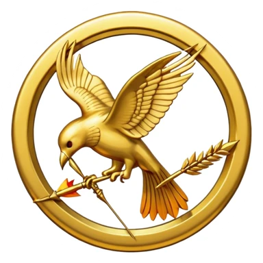 Mockingjay Pin  from The Hunger Games sticker