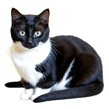 маленький милый котёнок в полный рост sticker