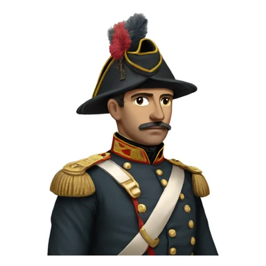 19th century English soldier sticker