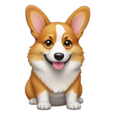 corgi in khinkali sticker