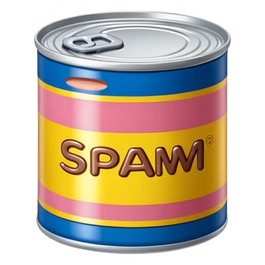Jeff Koons style spam can shoe sculpture  sticker