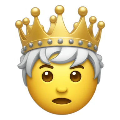 google chrome logo with a crown sticker