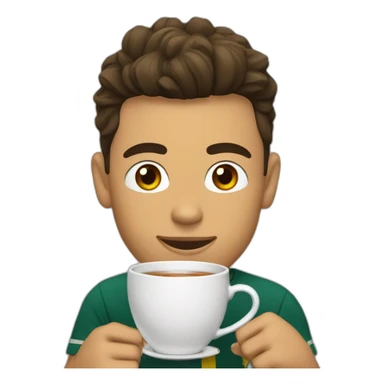 Cristano Ronaldo Drink Tea sticker