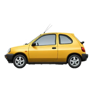 nissan micra 1993 redº sticker