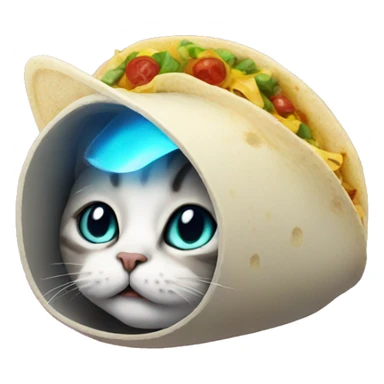 space taco cat sticker