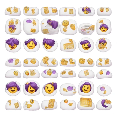 Un calendario violeta con dibujos de musica sticker