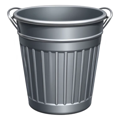 trash bin container with rim sticker