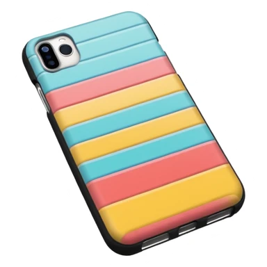 phone case with stripes sticker