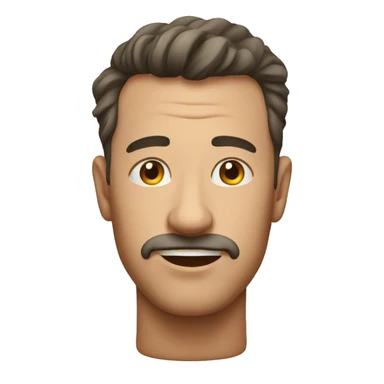 A man that is upside down  sticker