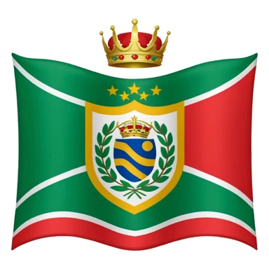 A bandeira do estado do Rio Grande do Sul, Brasil sticker