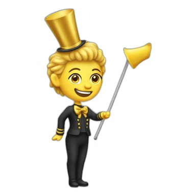 sign twirler sticker