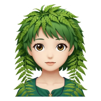 Fern from anime Frieren sticker