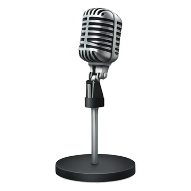 microphone stand sticker