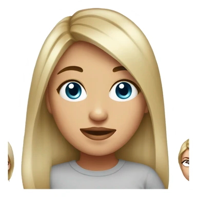 Girl with lots of plastic surgery sticker