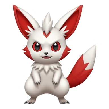 Victini-Pichu-Zangoose-Fakémon-hybrid-creature (full body)  sticker