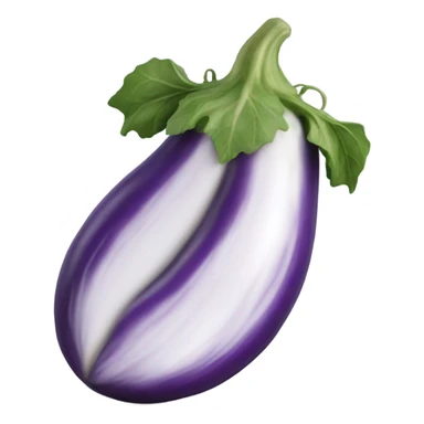 eggplant with veins  sticker