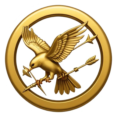 Mockingjay Pin sticker