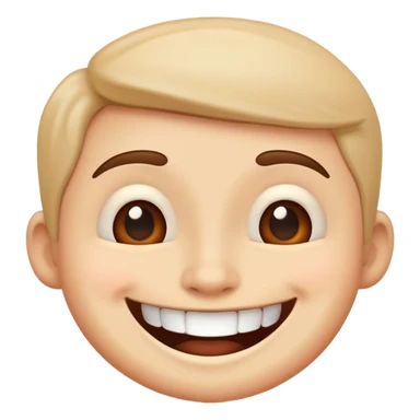 Sorriso maligno e engraçado  sticker