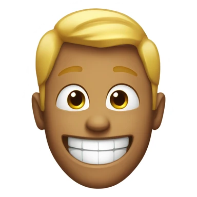 Super happy face  sticker