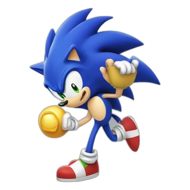 Sonic you are too slow sticker