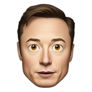 Elon Musk in space sticker