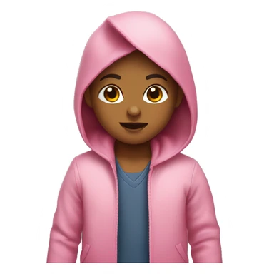 coração rosa bebê sticker