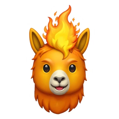 emoji de fuego sticker