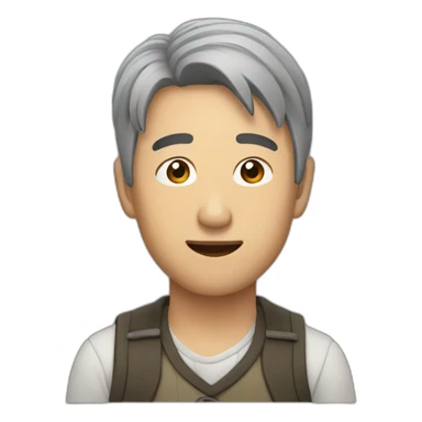 Asian actor who love drinking sticker