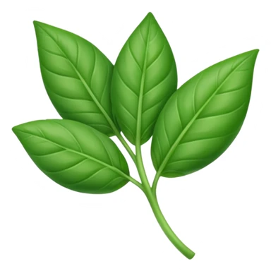 one basil leaf sticker