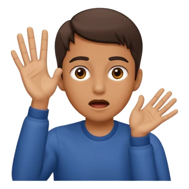 Slapping face sticker