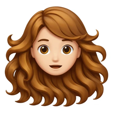 Hair shaking  sticker